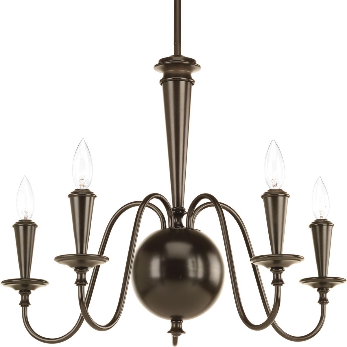 Elegant Identity Collection 5-Light Chandelier - Modern Crystal Ceiling Light Fixture for Dining Room, Living Room & Bedroom Lighting
