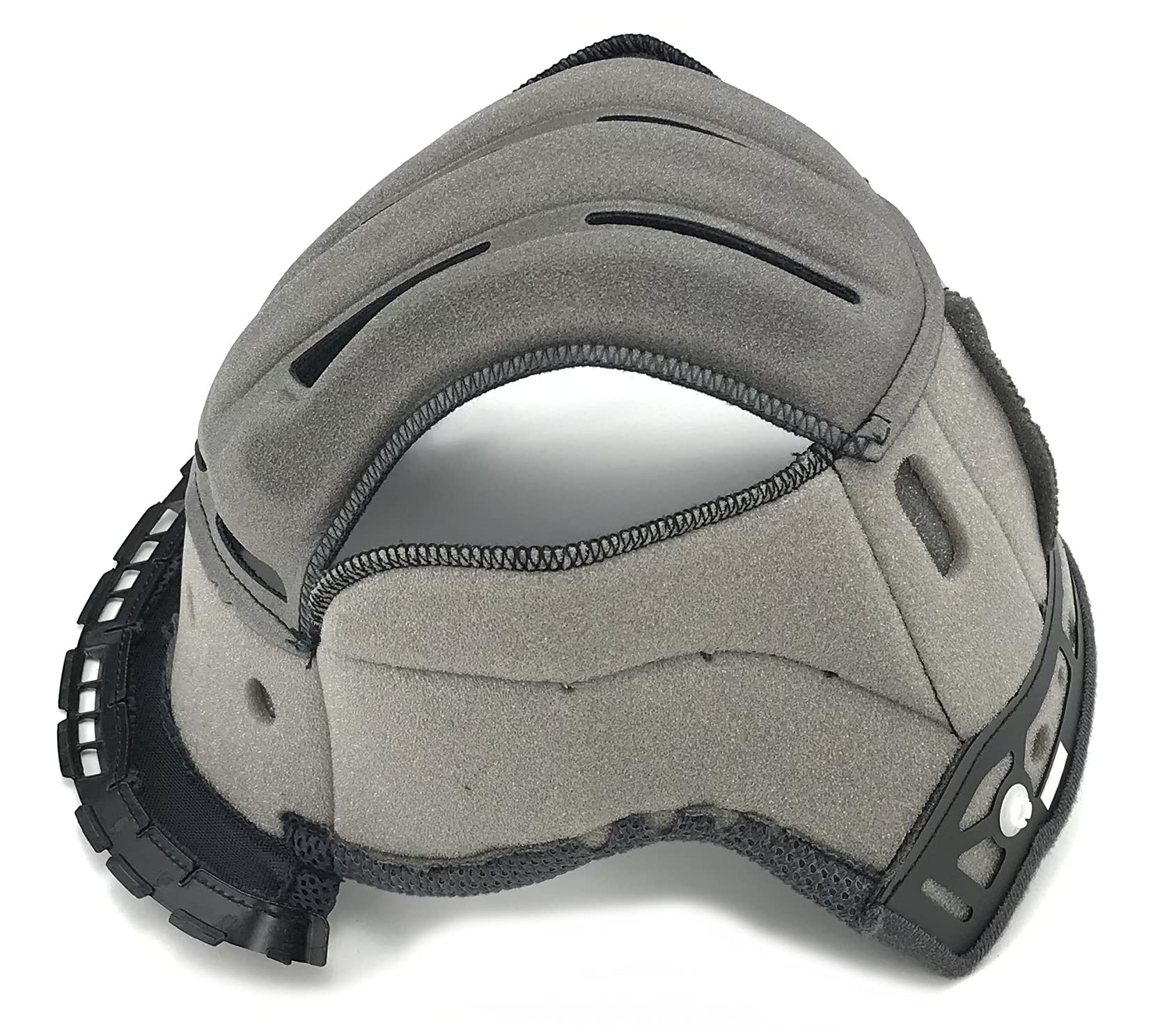 Shoei RF-1200 M9 Motorcycle Helmet Center Pad Replacement - Black Medium Size for Comfort & Safety | Perfect for Long Rides & Racing