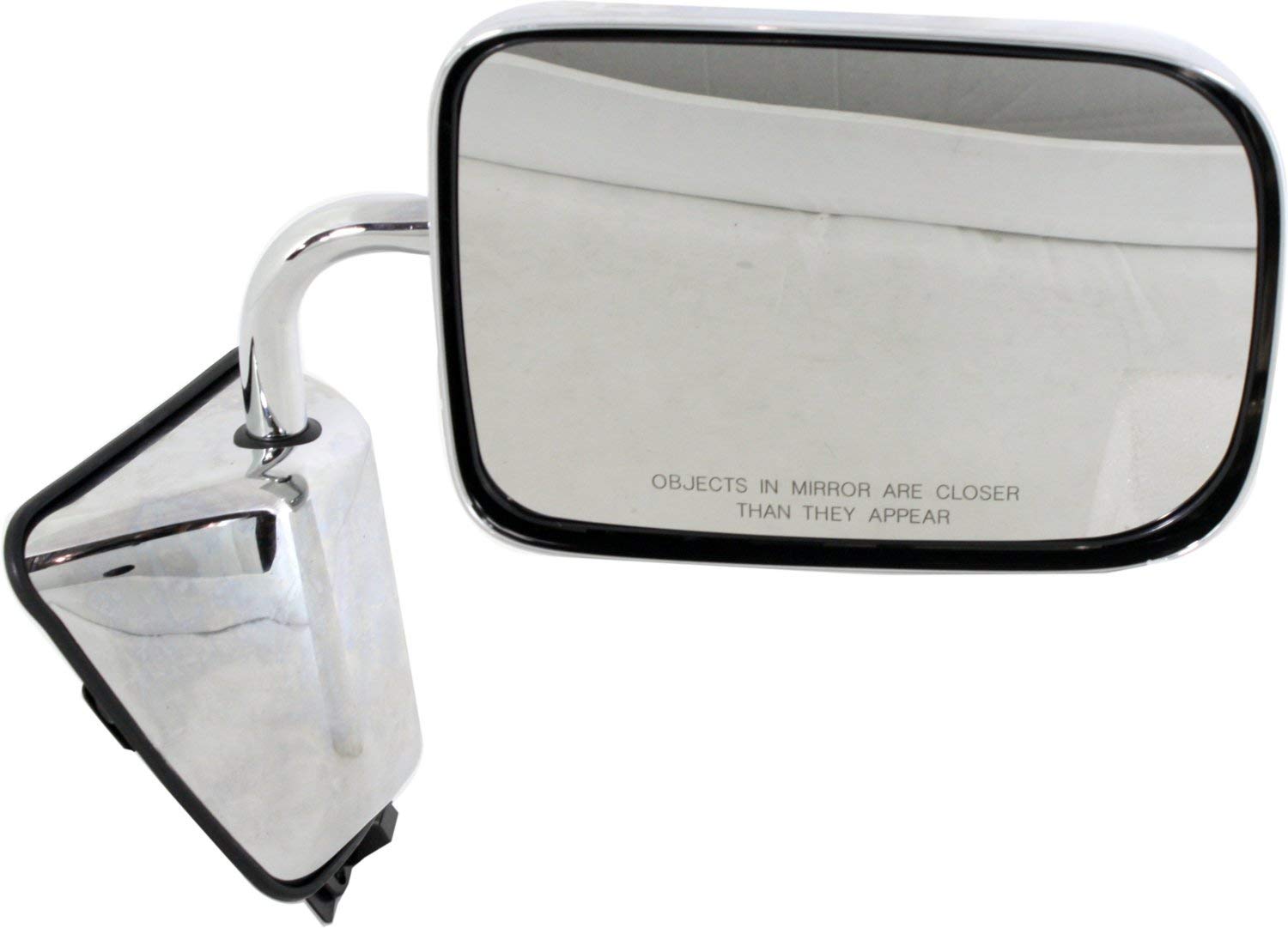 Kool Vue Manual Adjust Side Mirrors for Dodge W250 D250 D150 D350 W350 W150 Ramcharger 1988-1993 - Chrome Driver & Passenger Replacement - Perfect for Off-Roading & Truck Restoration Projects