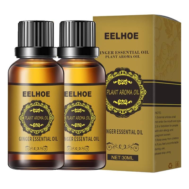 **Ginger Body Oil for Massage & Firming - Natural Moisturizing & Nourishing with Ginger Extract - Daily Use for Relaxation & Sore Muscle Relief - Perfect for Spa, Post-Workout & Self-Care**