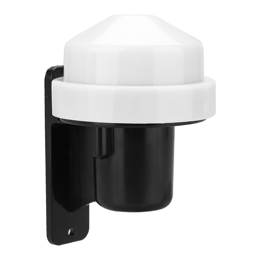 Zerodis Dusk to Dawn Automatic Light Switch - Outdoor Photocell Sensor, Light-Activated Timer Switch for Porch & Garden Lights (AC 230V-240V) - Perfect for Home Security & Energy Saving