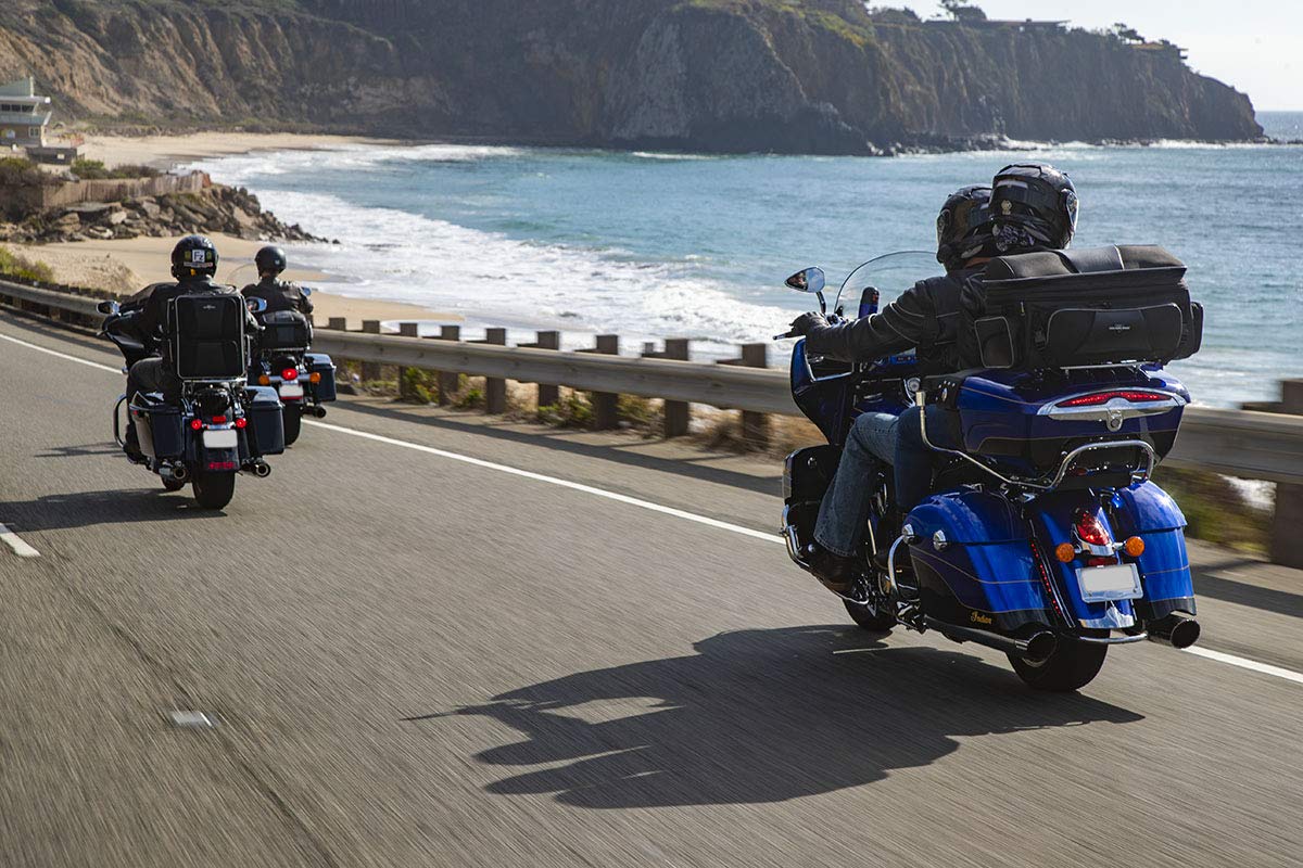Nelson Rigg NR-300 Route 1 Traveler Tour Trunk Bag - Waterproof Motorcycle Luggage for Harley Davidson Ultra, Indian Roadmaster & Honda Gold Wing - Perfect for Long-Distance Rides & Road Trips