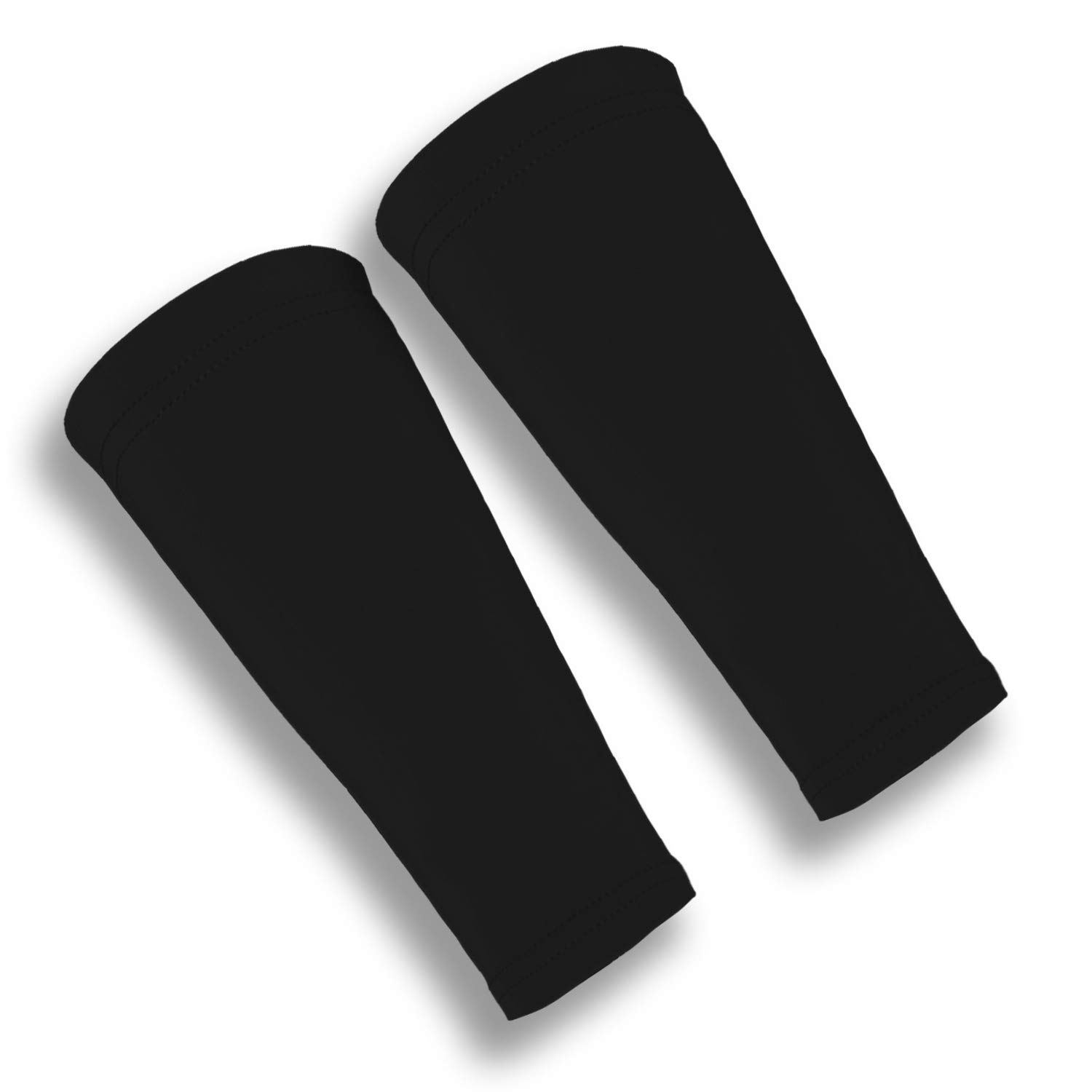 Premium Black Extra-Thick Forearm Protective Sleeves | Thin Skin Arm Guards | Made in USA | Ideal for Sports, Work & Medical Use