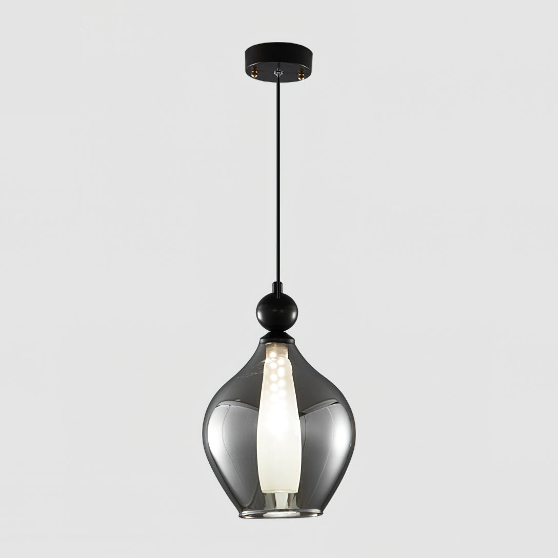 Vista Glass Pendant Light - Modern Hanging Chandelier for Dining Room, Kitchen Island & Bedroom Lighting Decor