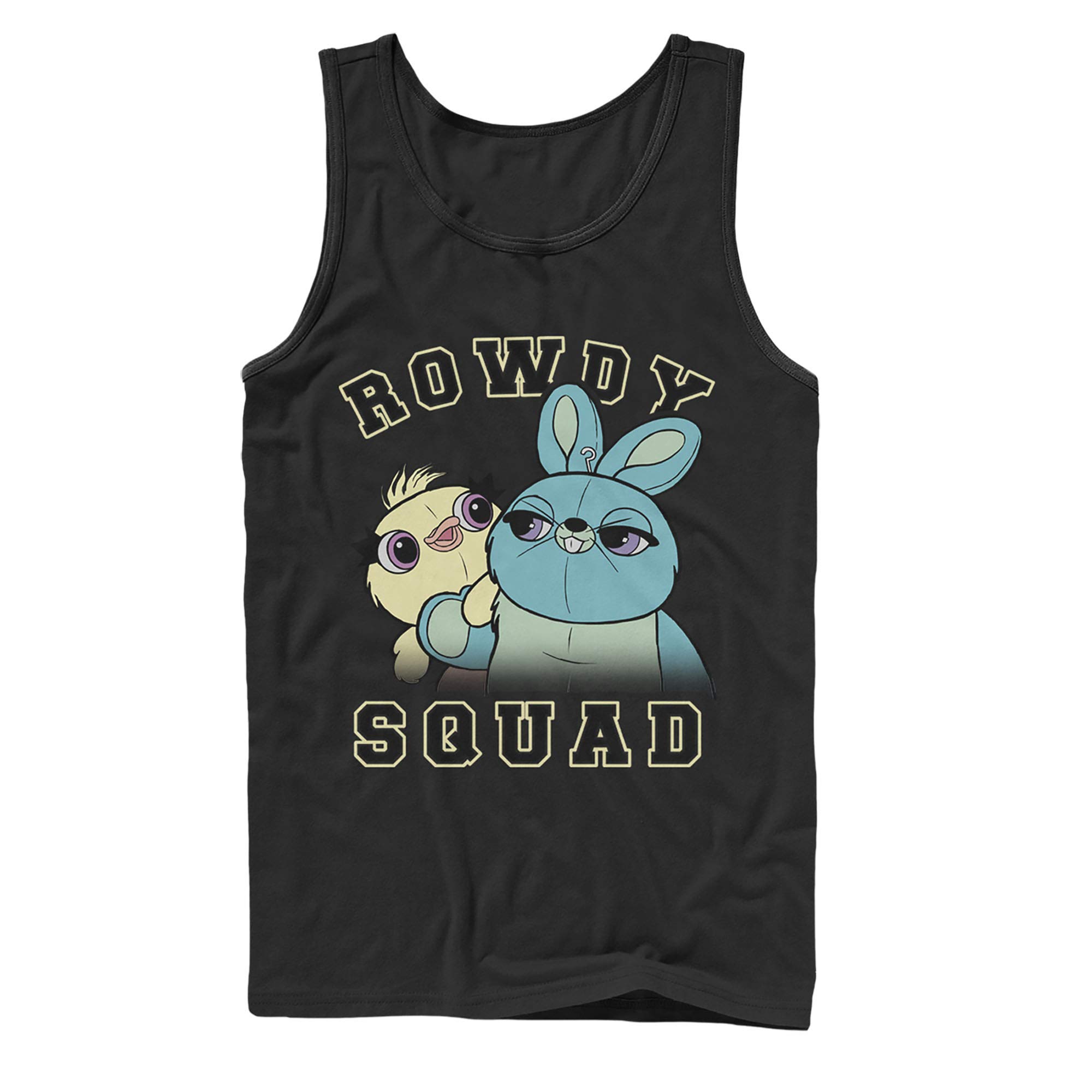 Men's Toy Story Ducky & Bunny Squad Graphic Tank Top - Casual Summer Tee for Disney Fans & Movie Lovers