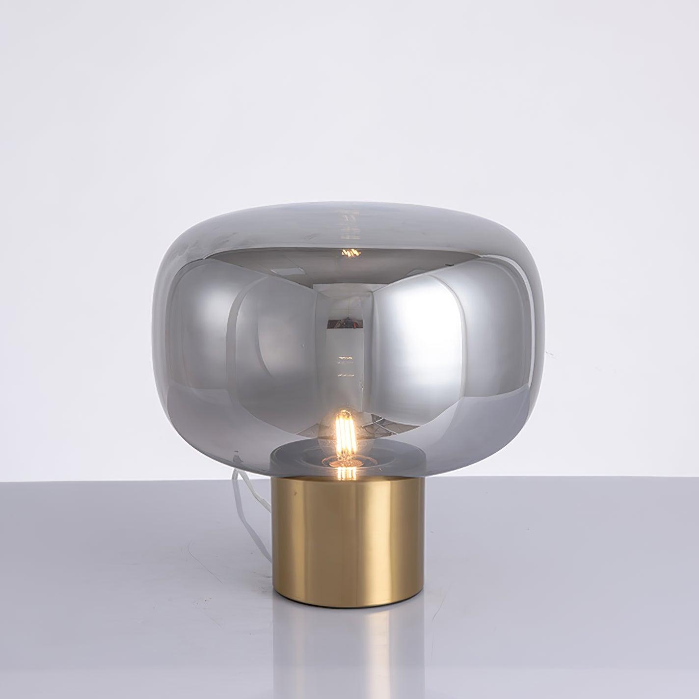 Noak Modern Table Lamp - LED Bedside Night Light with USB Port for Bedroom, Living Room & Office - Warm White & Cool White Dimmable Lighting
