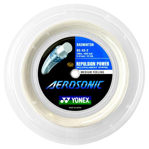 Yonex Aerosonic Badminton String Reel (200m) - High Performance Badminton String for Professional Players | Perfect for Tournament Play & Training Sessions