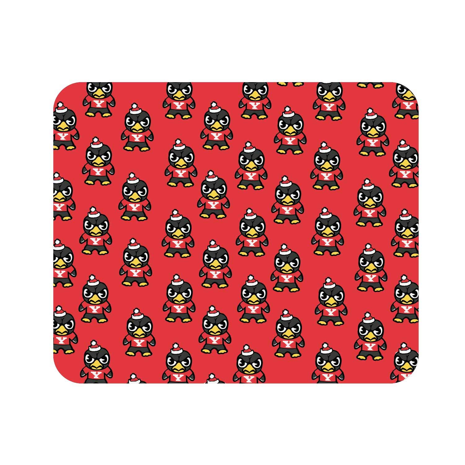 OTM Essentials Youngstown State University Standard Fabric Mouse Pad - Non-Slip Desk Accessory for Gaming & Office Use - Tokyodachi Mascot Design - Perfect for Computer Workstations & Home Office Setups