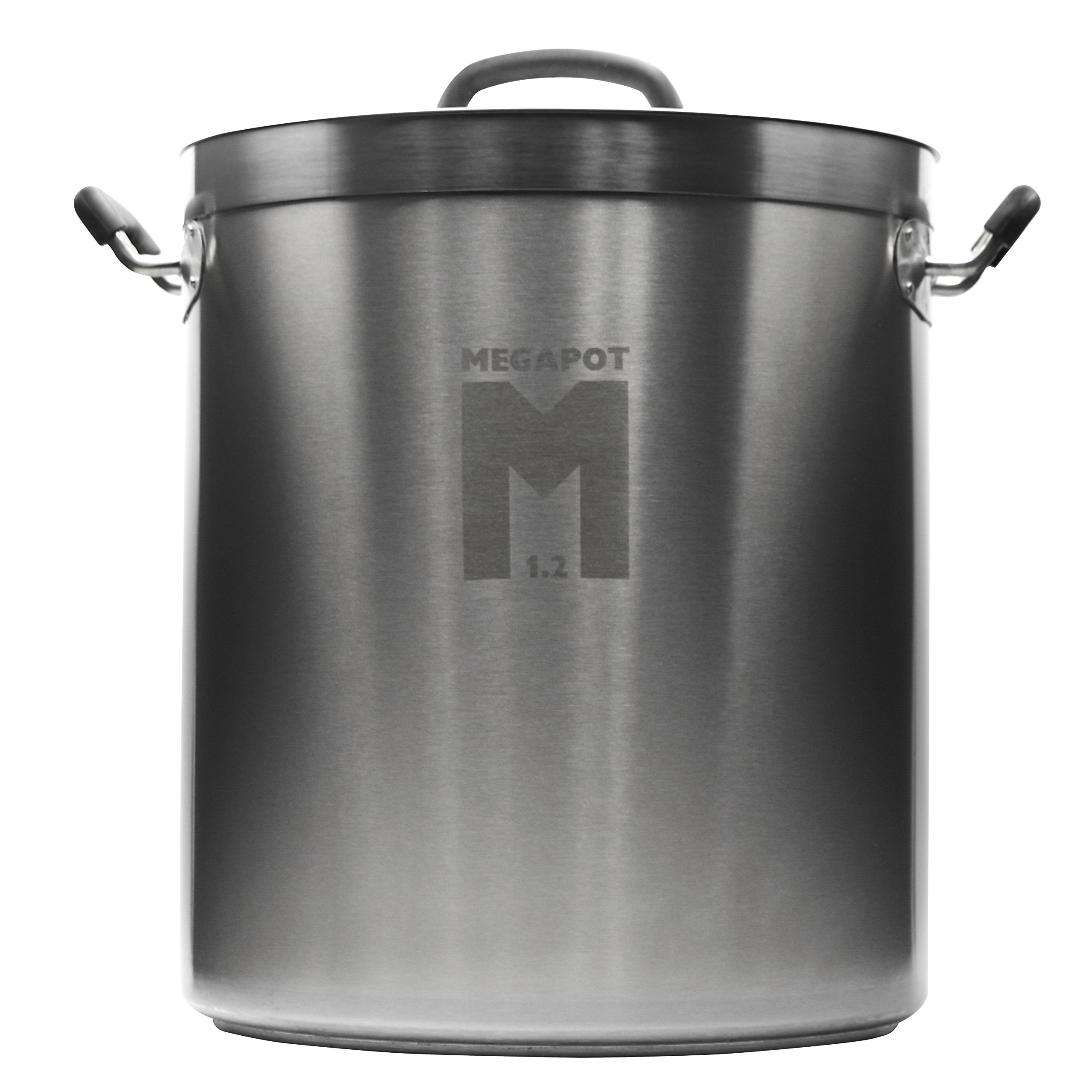 Northern Brewer - 10 Gallon Stainless Steel Brew Kettle with Volume Markings | Professional Home Brewing Equipment for Beer, Wort & Mead Making | Perfect for Homebrewers & Craft Beer Enthusiasts