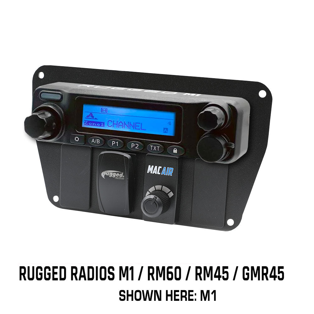 Multi Mount Insert & Standalone Mount for Rugged Radios with Rocker Switches - Perfect for Emergency Services, Outdoor Adventures & Industrial Use