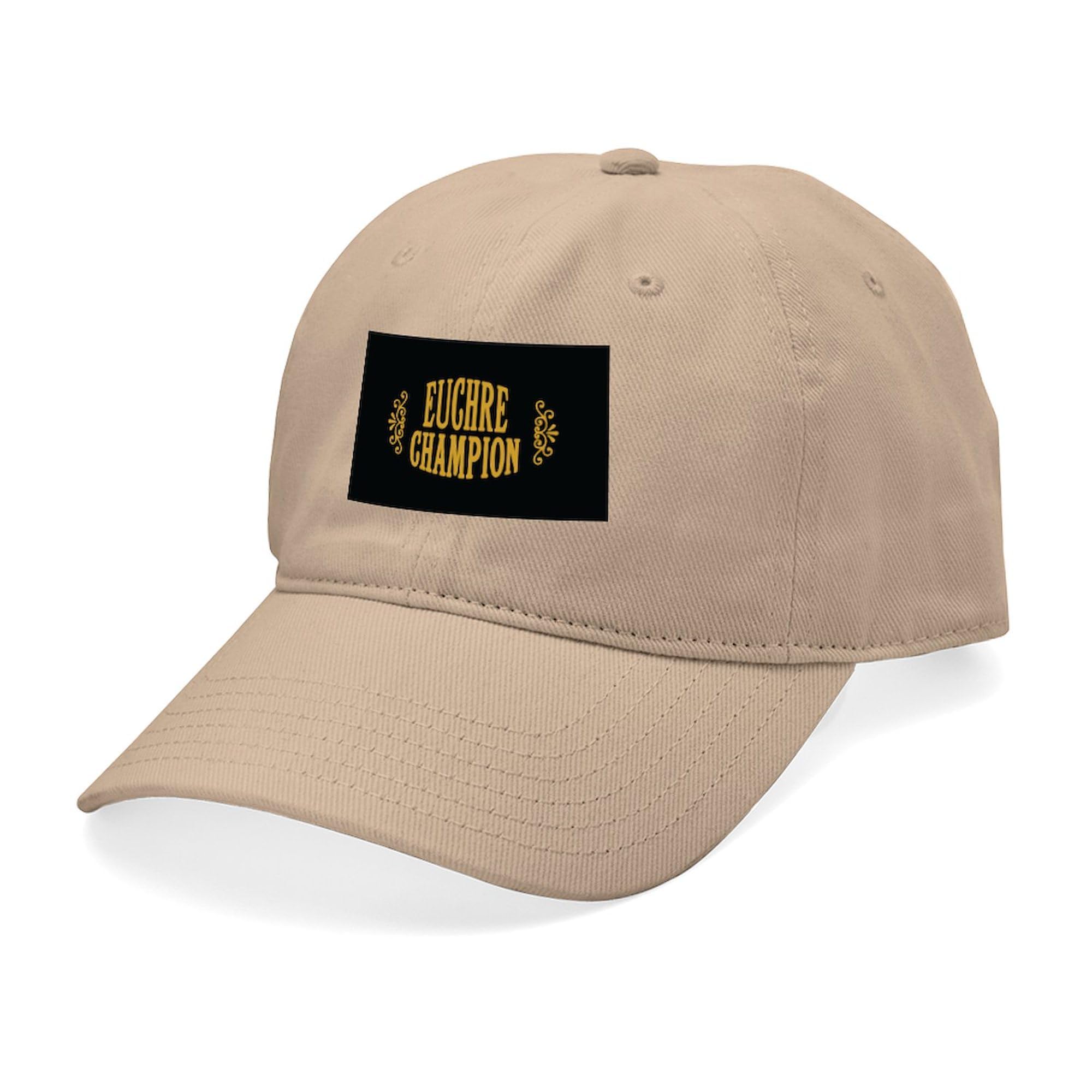 Euchre Champion Cap - Adjustable Baseball Hat for Card Game Fans