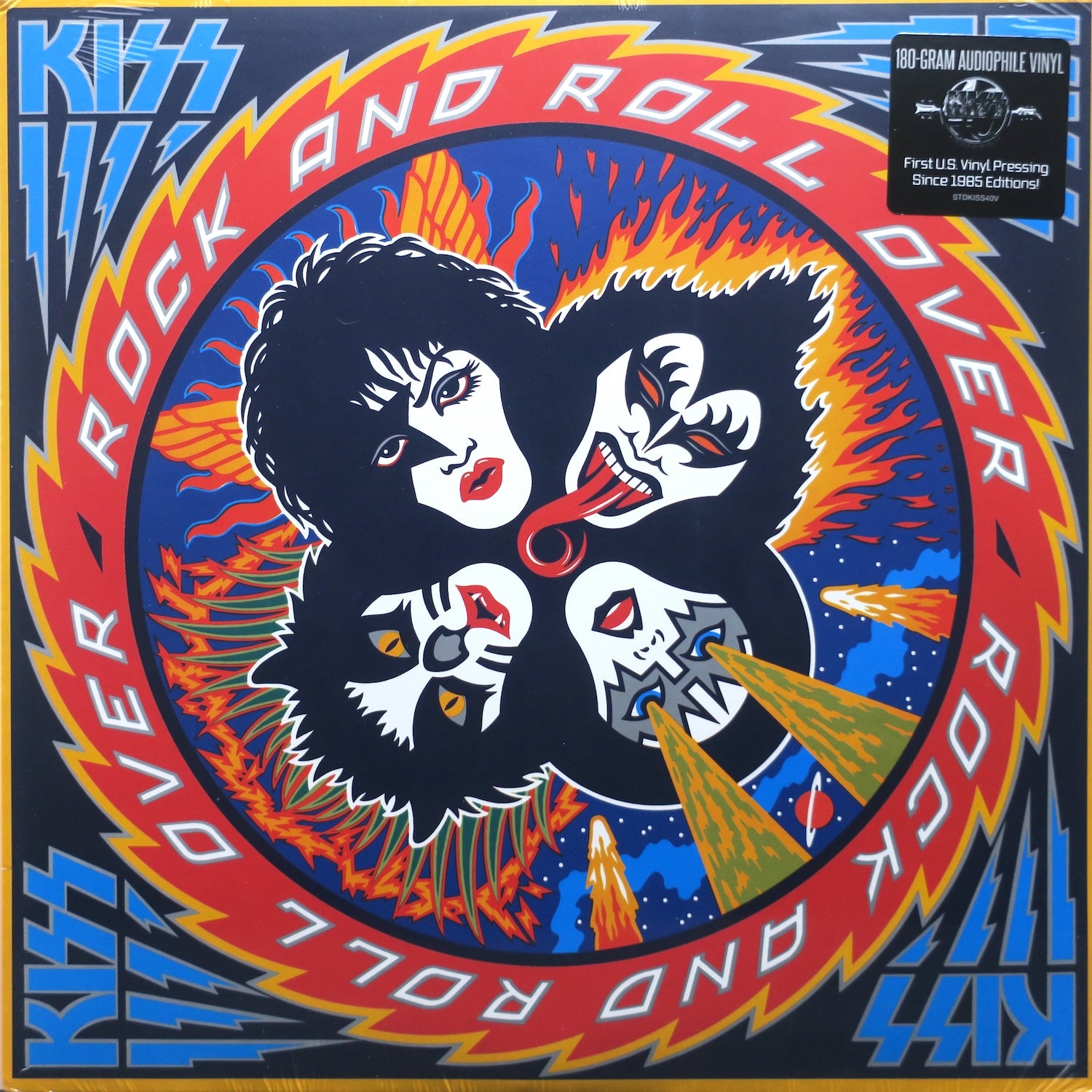 KISS 'Rock And Roll Over' 180 Gram Vinyl LP Record - Limited Edition Collectible for Music Lovers & Vinyl Enthusiasts - Perfect for Home Listening, DJing, and Music Collections