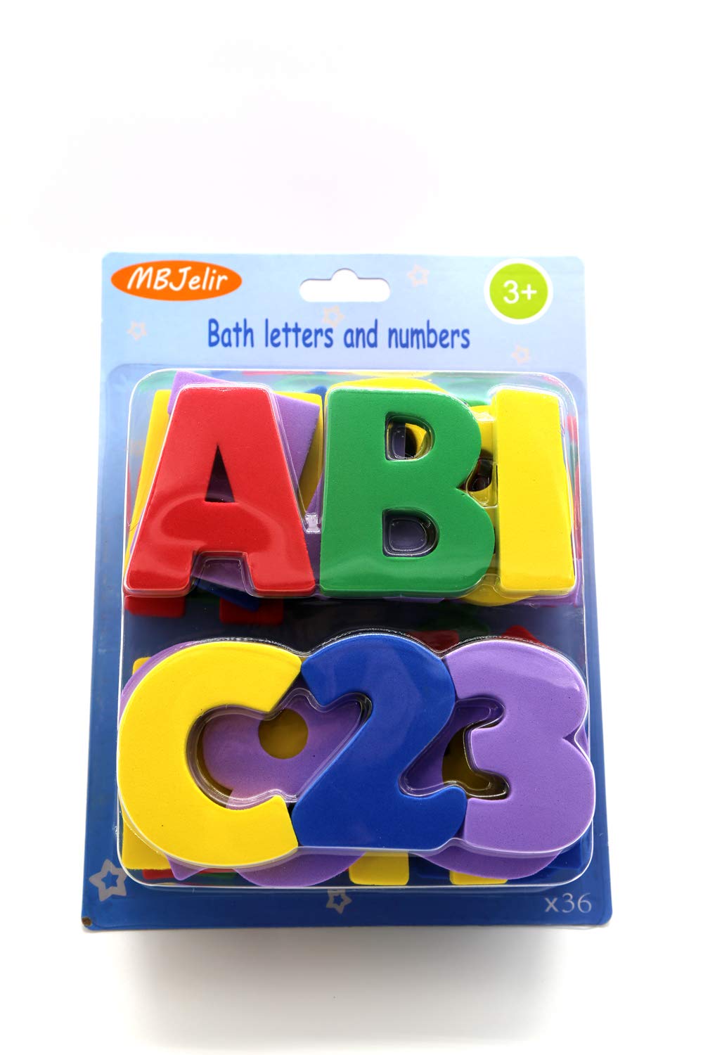 36pcs Floating Bath Foam Letters and Numbers Set - Waterproof Alphabet Toys for Toddlers, Educational Bathtub Toys to Promote Reading & Counting | Perfect for Fun Learning During Bath Time