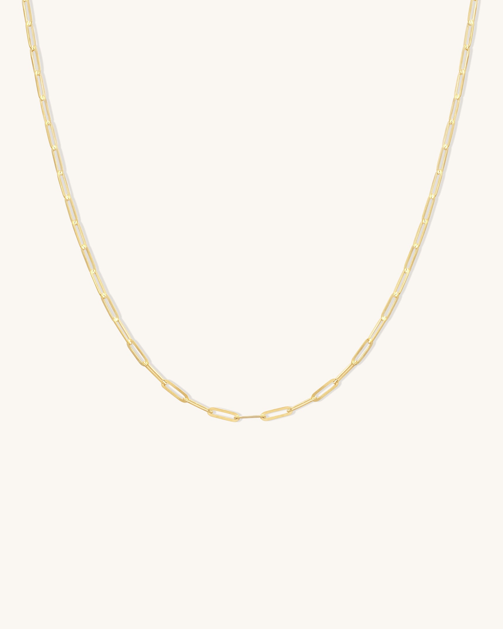 Flat Drawn Bold Chain Necklace for Women - Trendy Gold & Silver Layered Necklaces - Perfect for Casual Wear, Date Night & Gift Giving
