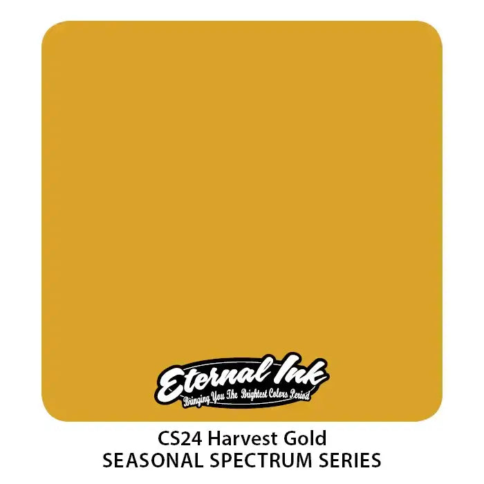 Harvest Gold Eternal Ink - 1 oz Premium Tattoo Ink for Professional Artists & Tattoo Enthusiasts | Ideal for Fine Line Work, Shading & Permanent Makeup