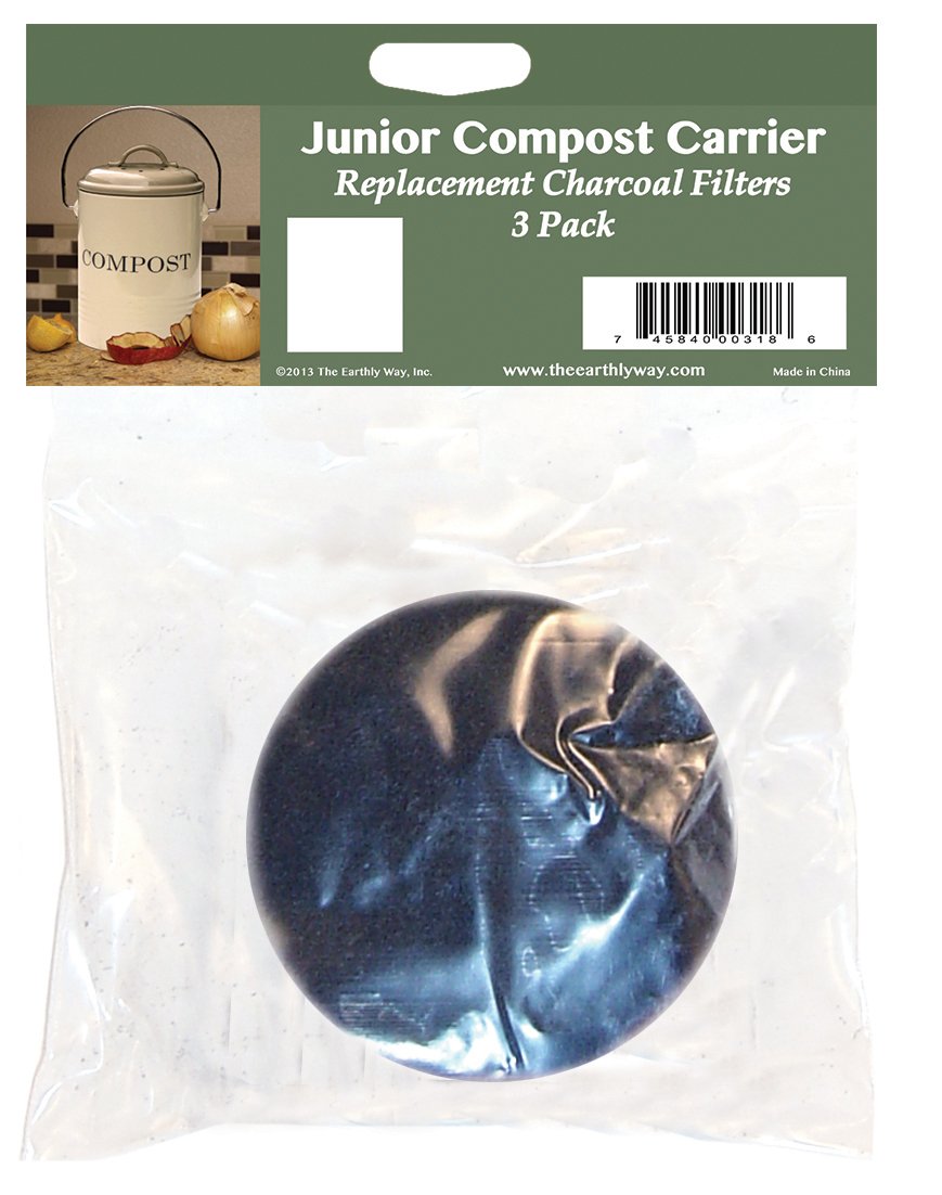 Star Kitchen & Home Replacement Filters for Junior Compost Carrier | Compatible with Most Compost Bins | Eco-Friendly & Odor-Reducing | Perfect for Kitchen Waste Management & Sustainable Living