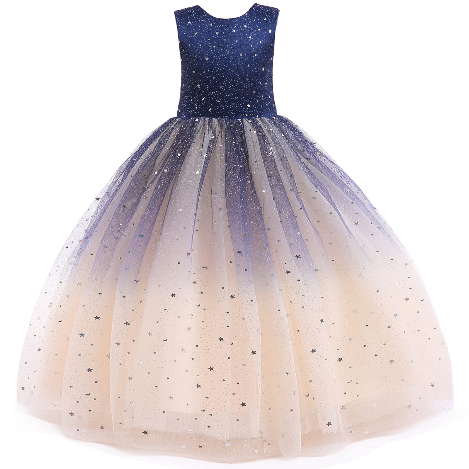 Sparkle Flower Girl Tulle Dress for Weddings & Pageants - Princess Birthday Party Bridesmaid Dress (Perfect for Flower Girls, Bridal Showers & Special Occasions)