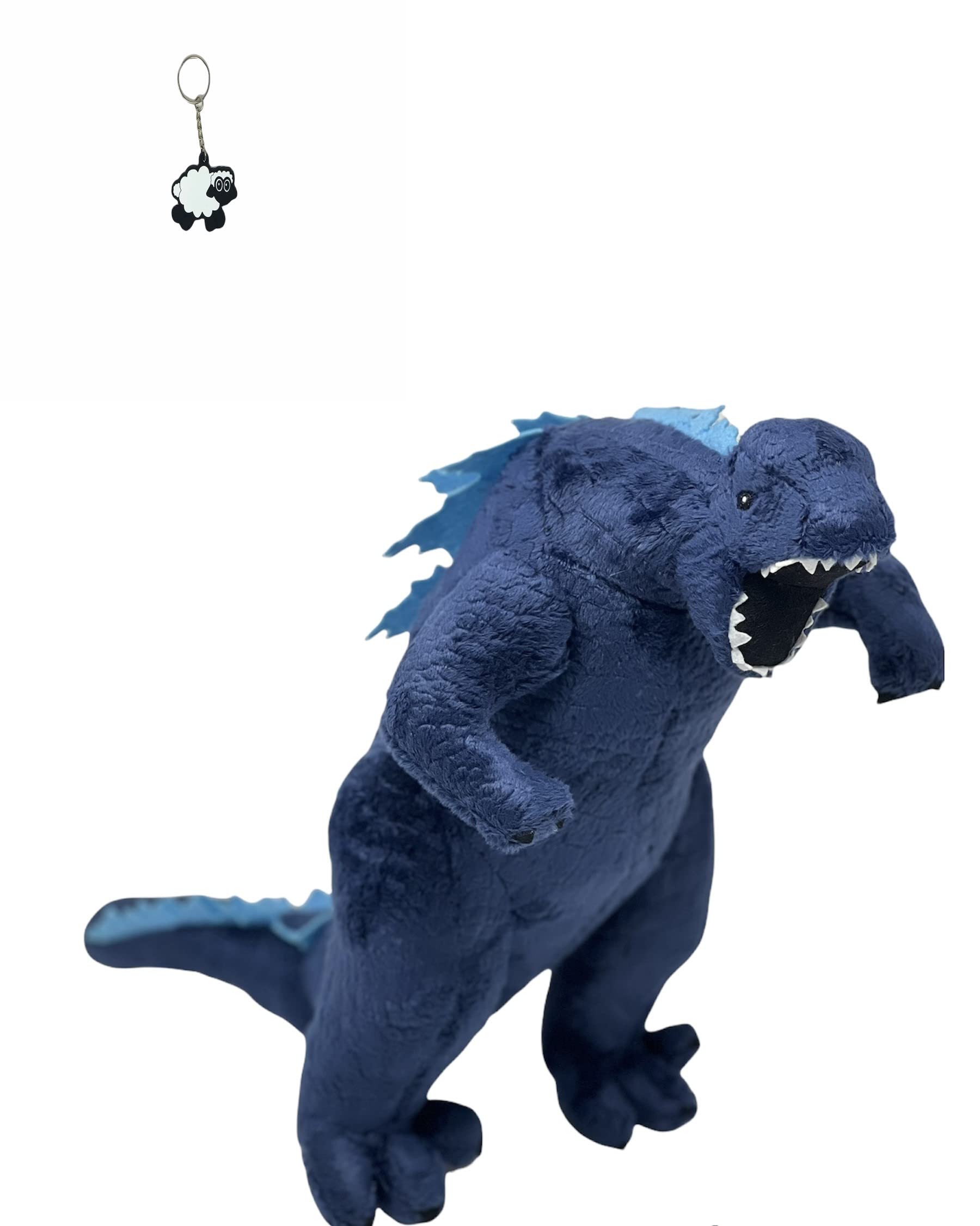 BaaBaa Monster Dinosaur Godzilla vs King Kong Plush Toy - 12 Inch Soft Stuffed Animal Figure with Keychain - Best Collectible Gift for Kids & Movie Fans (Perfect for Birthday Gifts, Movie Nights & Home Decor)