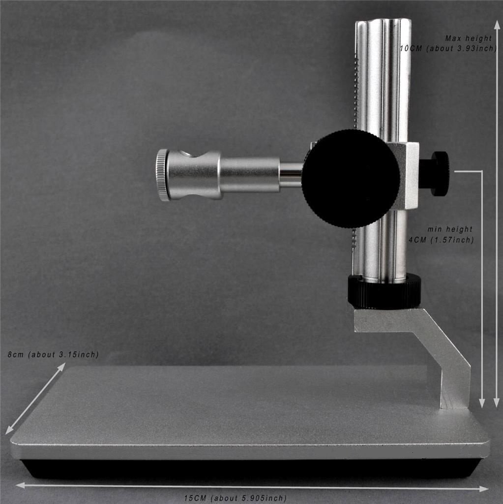 Vividia USB Digital Borescope Microscope - 12mm Diameter with Metal Stand, OTG for Android & USB for PC - Perfect for Industrial Inspection, Automotive Repair, and Home DIY Projects