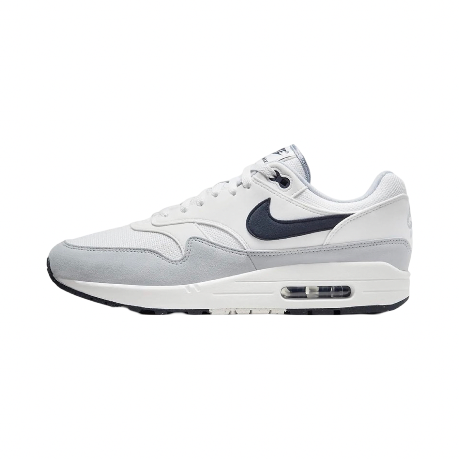 Nike Air Max 1 Platinum Tint Dark Obsidian Running Shoes for Men - Lightweight Comfort Sneakers for Jogging, Gym Workouts & Casual Wear