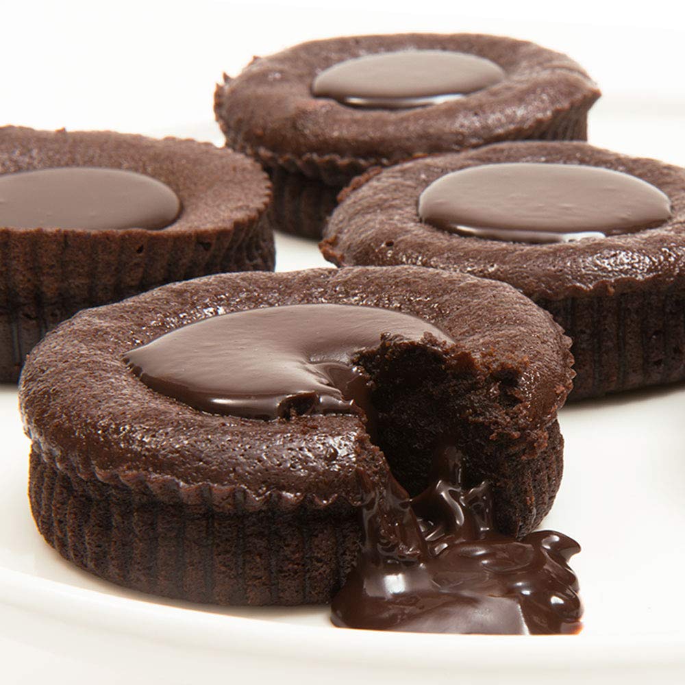 Delicious Chocolate Truffle Cakes - Bittersweet Pastries 3.5oz (24 Pack) | Gourmet Dessert for Parties, Gifts & Coffee Time