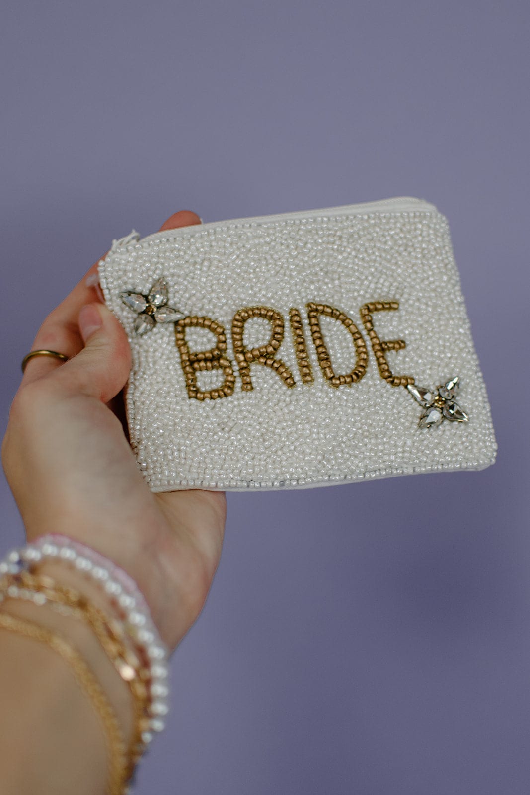 Elegant Wedding Clutch Purse for Bride - Perfect for Bridal Showers, Receptions & Special Occasions