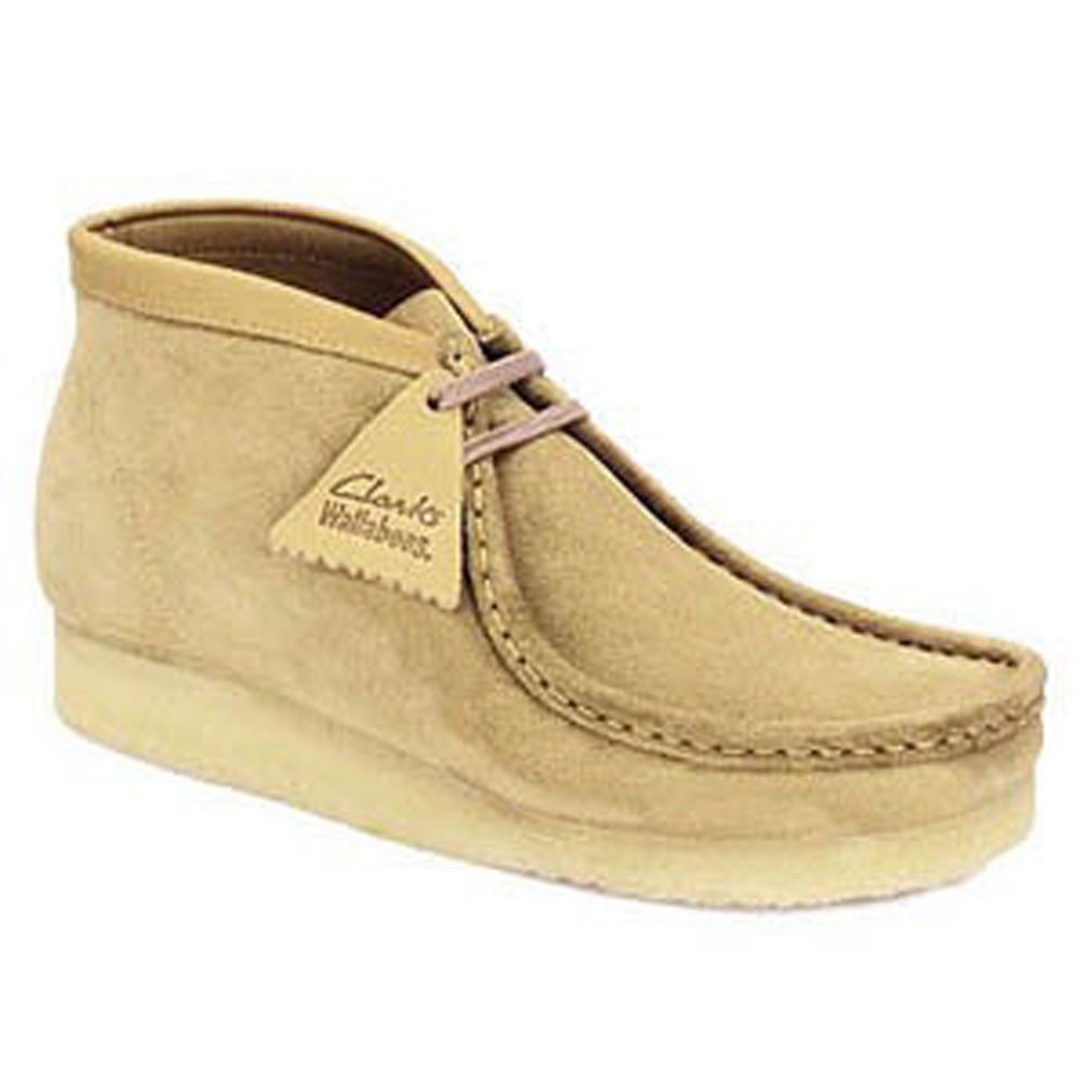 Original Men's Wallabee Boot - Size 11 Wide Beige Suede Casual Shoes for Men | Comfortable Walking & Everyday Wear | Perfect for Work, Travel & Outdoor Activities