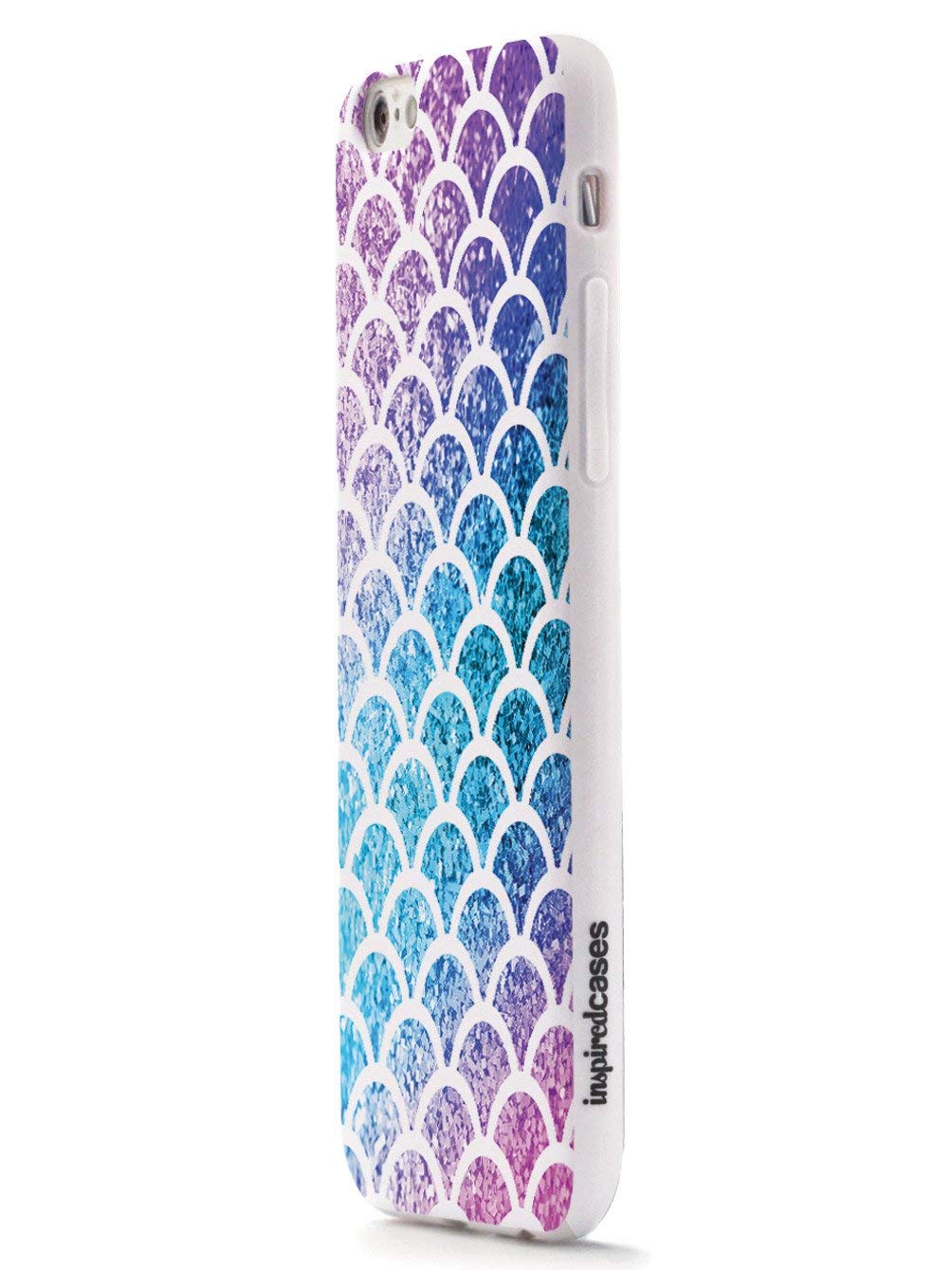 Inspired Cases - iPhone 11 Pro Max Case - 3D Textured Protective Phone Cover for Apple iPhone 11 Pro Max - Mermaid Scales Rainbow Design - Shockproof & Anti-Scratch - Perfect for Daily Use, Travel, and Outdoor Activities