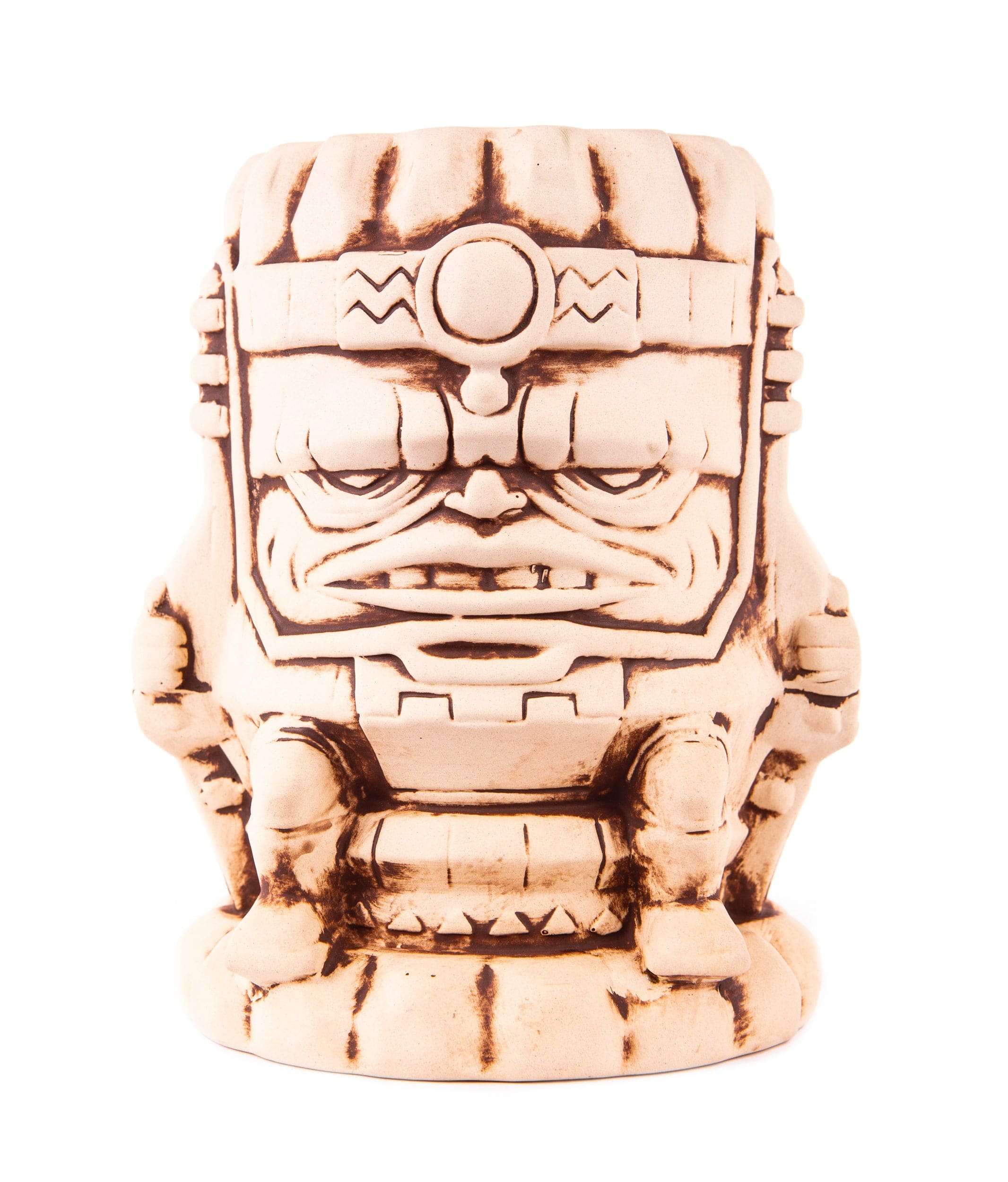 MODOK Tiki Mug - Bone Variant Collectible Cup | Perfect for Marvel Fans, Tropical Themed Parties & Home Bar Decor