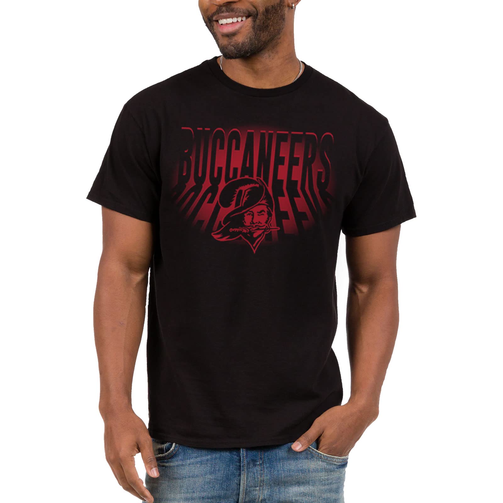Officially Licensed NFL Junk Food Clothing Team Spotlight Short Sleeve T-Shirt for Men & Women - Football Fan Apparel for Game Day & Casual Wear