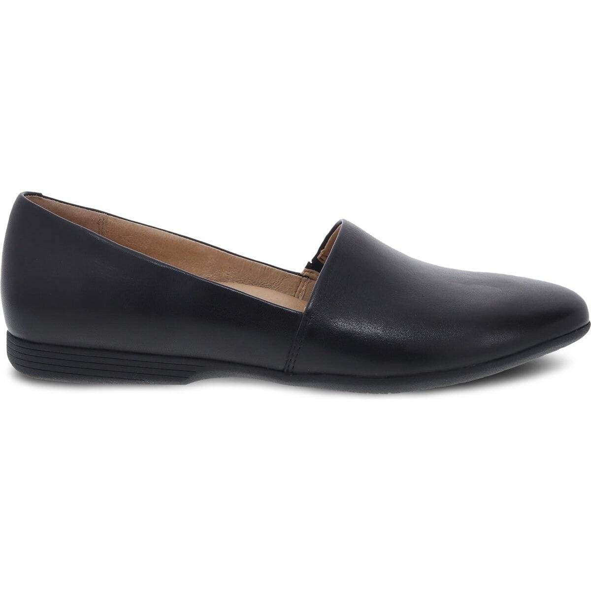 DANSKO LARISA Comfortable Black Wide Width Flat Shoes for Women - Perfect for Work, Nursing, and All-Day Wear