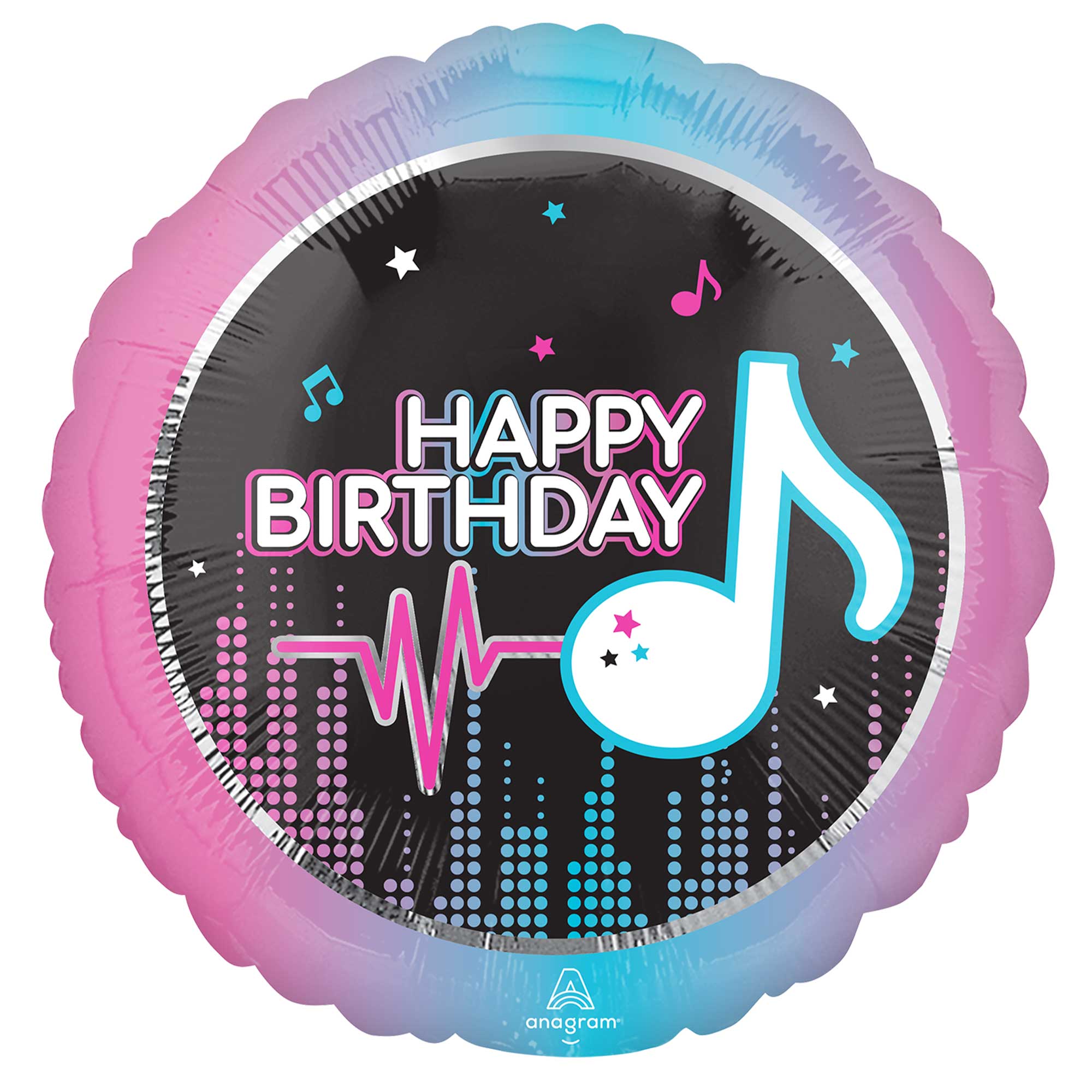 45cm Standard HX Happy Birthday Balloon - Large Latex Party Decoration for Birthday Celebrations, Baby Showers & Special Events