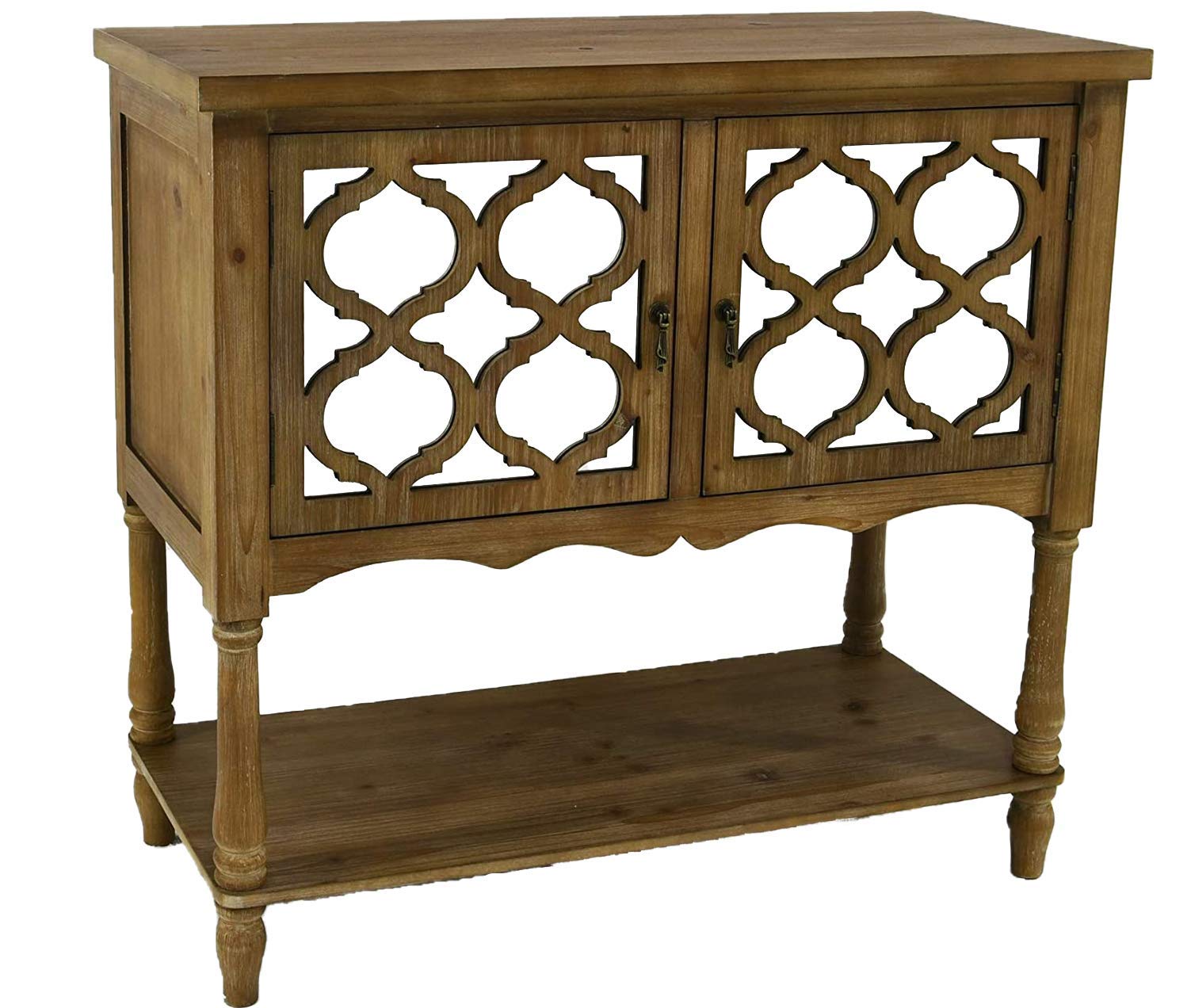 eHemco Moroccan Style Console Table - Handcrafted Wooden Entryway Sofa Table for Hallway & Living Room Decor | Perfect for Home, Office & Apartment