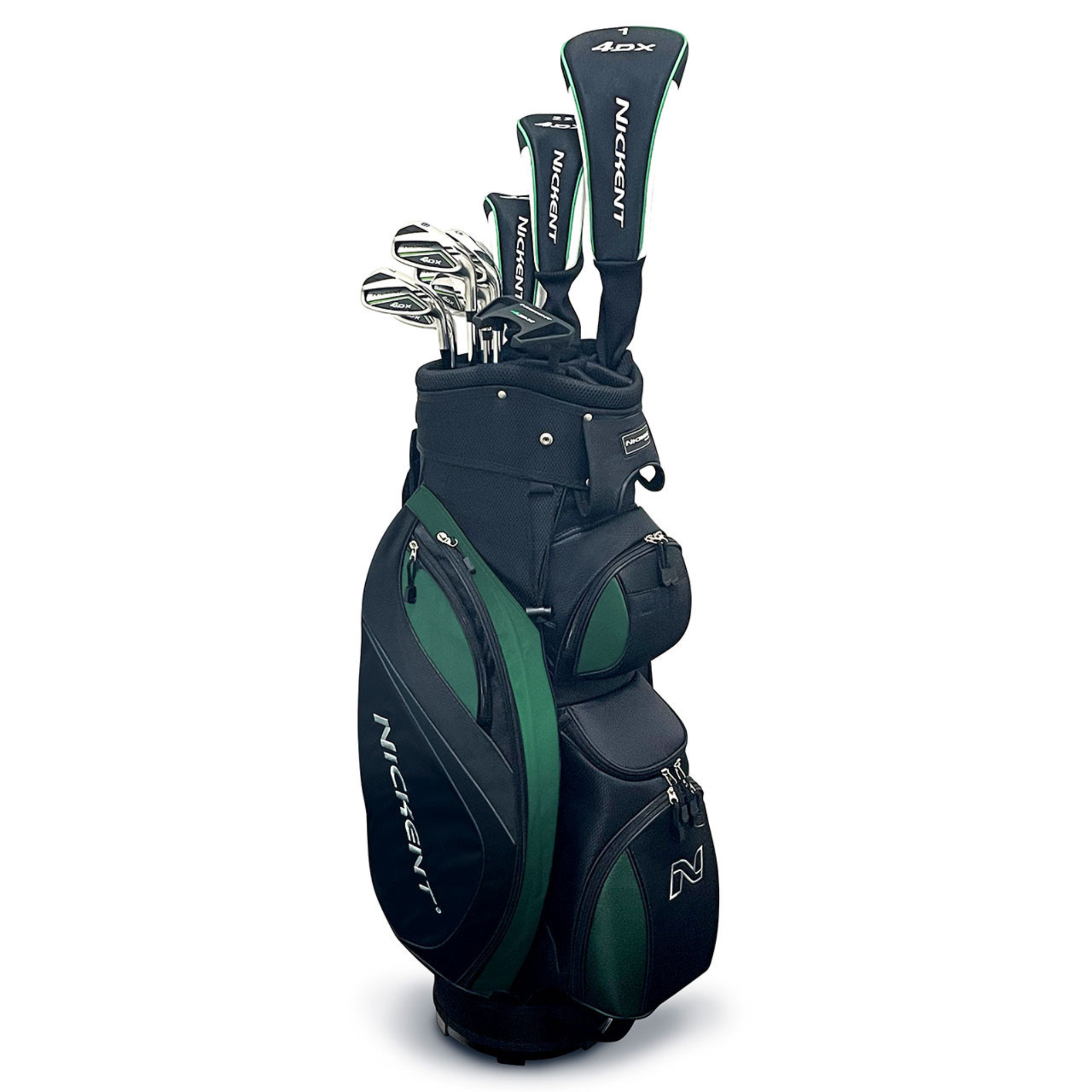Nickent 4DX 2025 Men's Complete Golf Club Set - Right Handed Driver, Fairway Woods, Hybrid, Irons & Putter (Perfect for Beginners & Intermediate Golfers, Great for Driving Range & Course Play)