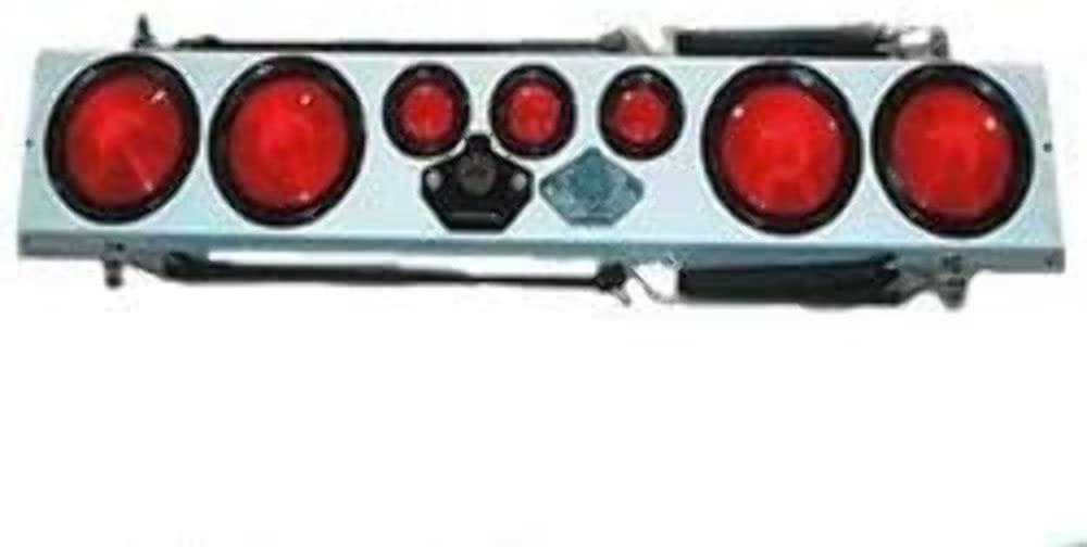 Custer WP36SM 36 Inch Round LED Light Bar - Super Mini White Off-Road Light with 4 Pin & 7 Pin Connection for Trucks, ATVs, UTVs, and Jeeps - Perfect for Night Driving, Camping, and Off-Road Adventures