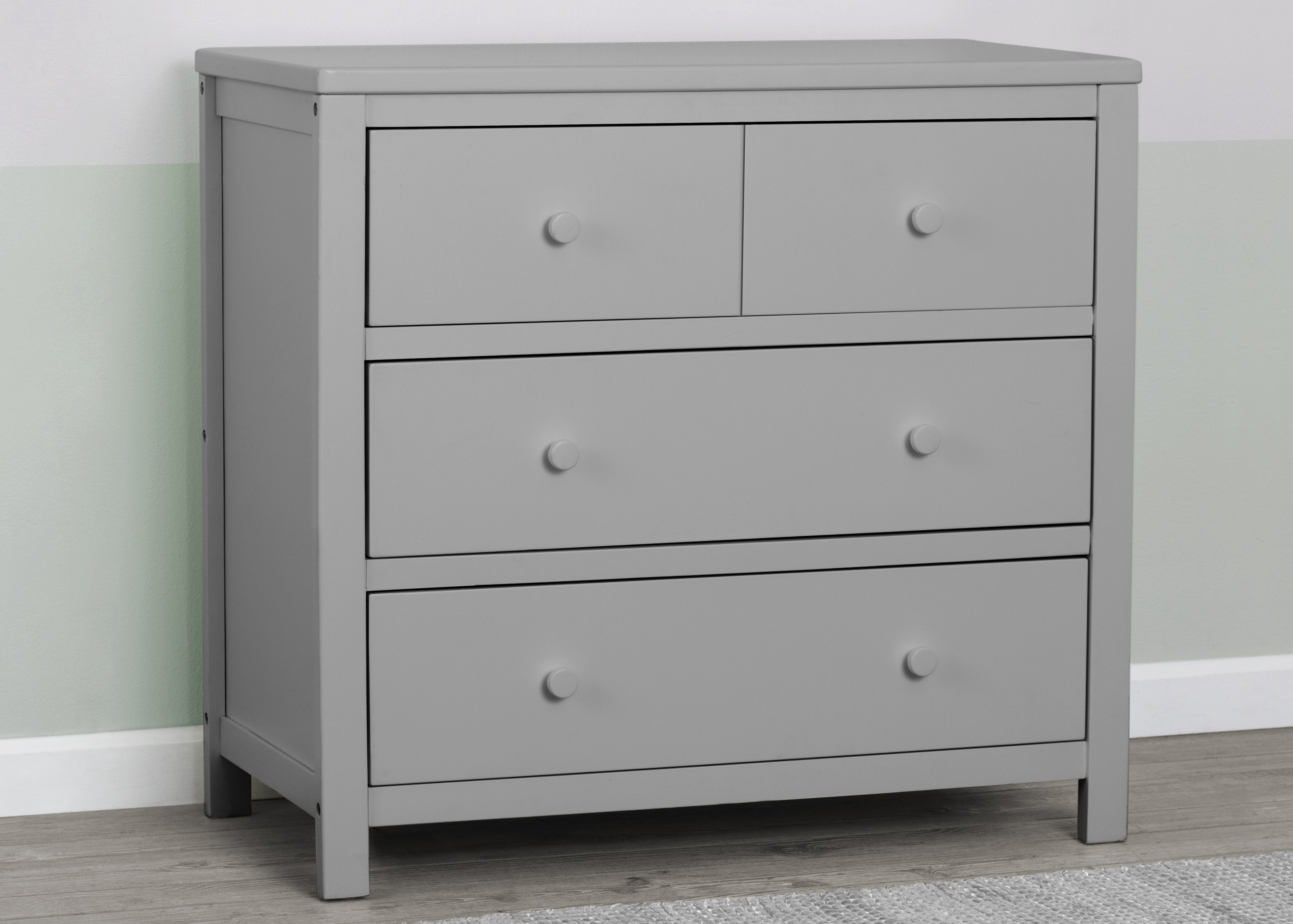 3-Drawer Wooden Dresser for Bedroom - Sturdy Storage Organizer for Clothes, Bedding & Accessories | Perfect for Home, Dorm & Apartment