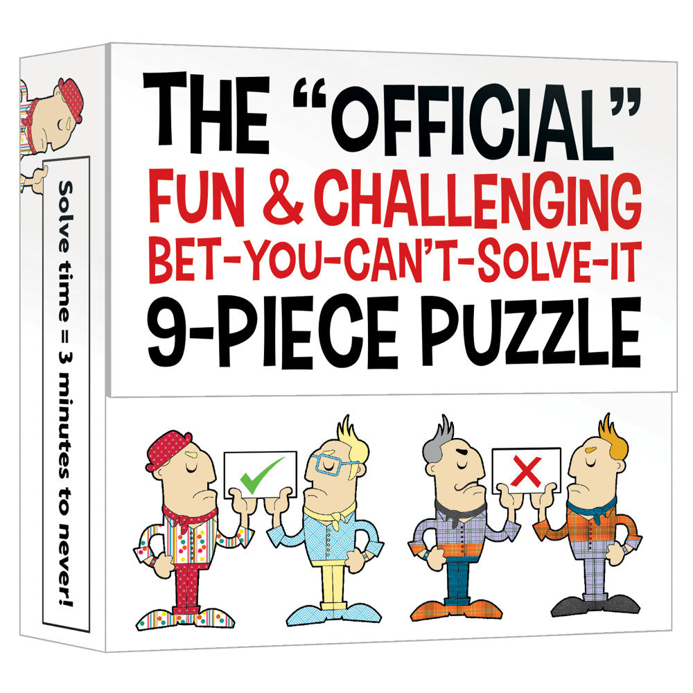 All Things Equal Official 9-Piece Puzzle Box Challenge - Brain Teaser Game for Kids & Adults - Perfect for Family Game Night, Classroom Activities & Party Entertainment