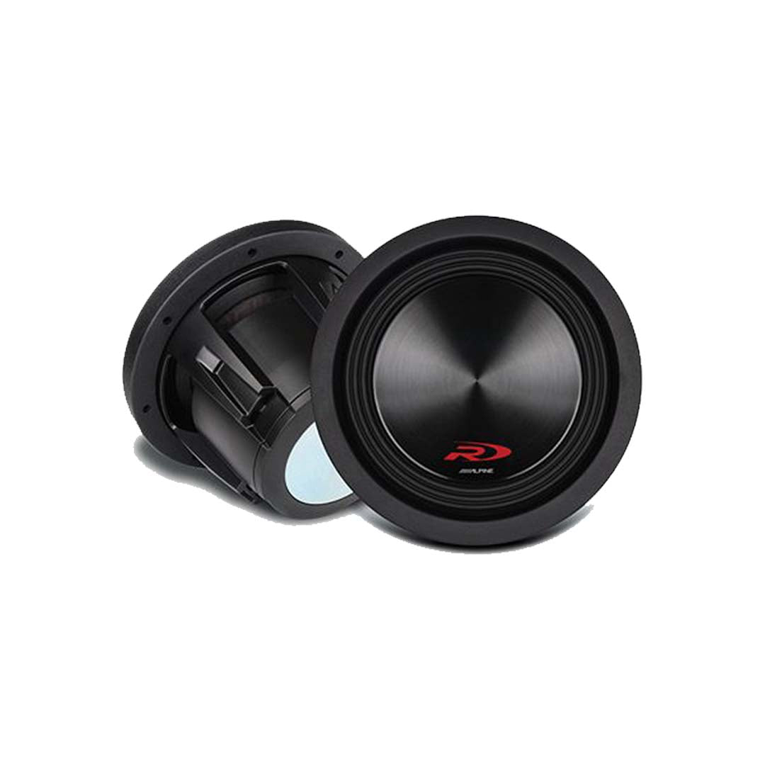 Alpine SWR 8D4 R Series 8-Inch Dual 4 Ohm Voice Coil Subwoofer - 1000W Peak Power for Deep Bass - Perfect for Car Audio Systems & Home Theater Setups