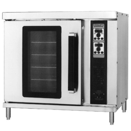 Electric Convection Oven - Single Deck, Half-Size Commercial Countertop Oven with Solid State Controls for Bakeries, Restaurants & Home Kitchens