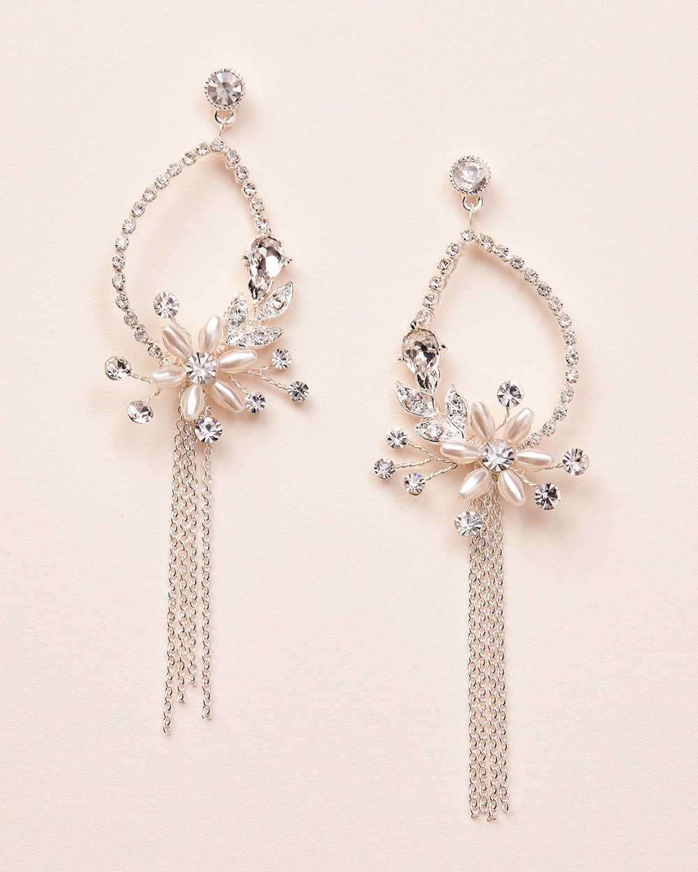 Remi Dangle Earrings for Women - Trendy Gold Plated Hoop Earrings with Crystal Accents | Perfect for Parties, Weddings & Everyday Wear