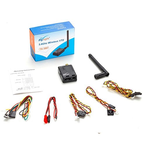 FlySight 5.8GHz 32 Channel FPV Video Transmitter with 700mW Power for Long Range Drone Racing & Aerial Photography - Perfect for DJI, FPV Goggles and RC Quadcopters