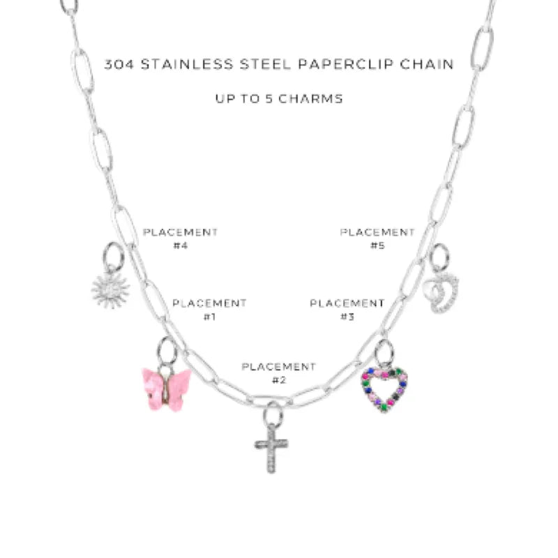 Elegant Charm Necklace with Assorted Pendants - Perfect for Gifts, Parties & Everyday Wear | $48.00