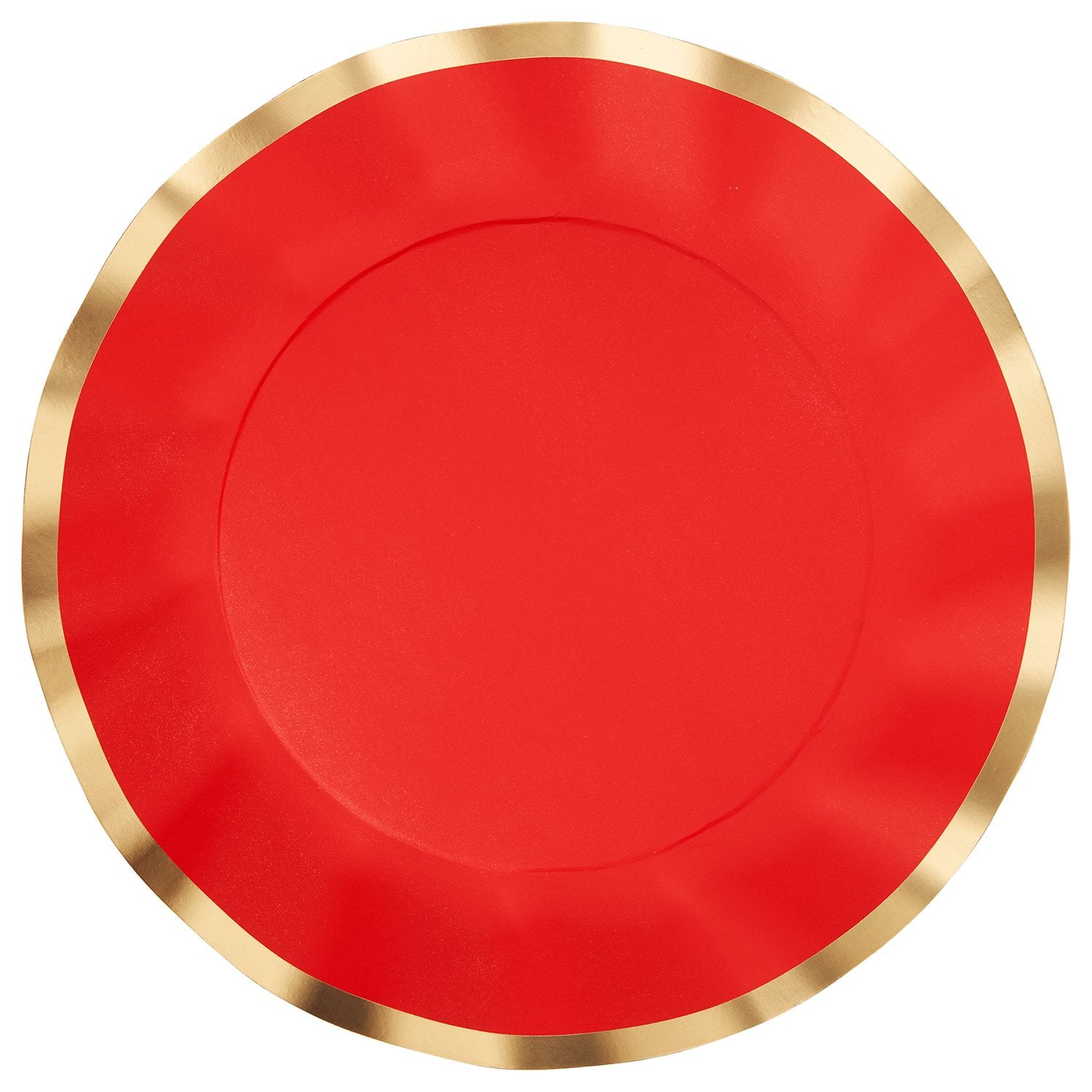 Scarlet Wavy Dinner Plates Set of 8 - Elegant Everyday Dinnerware for Casual Dining, Family Meals & Entertaining Guests