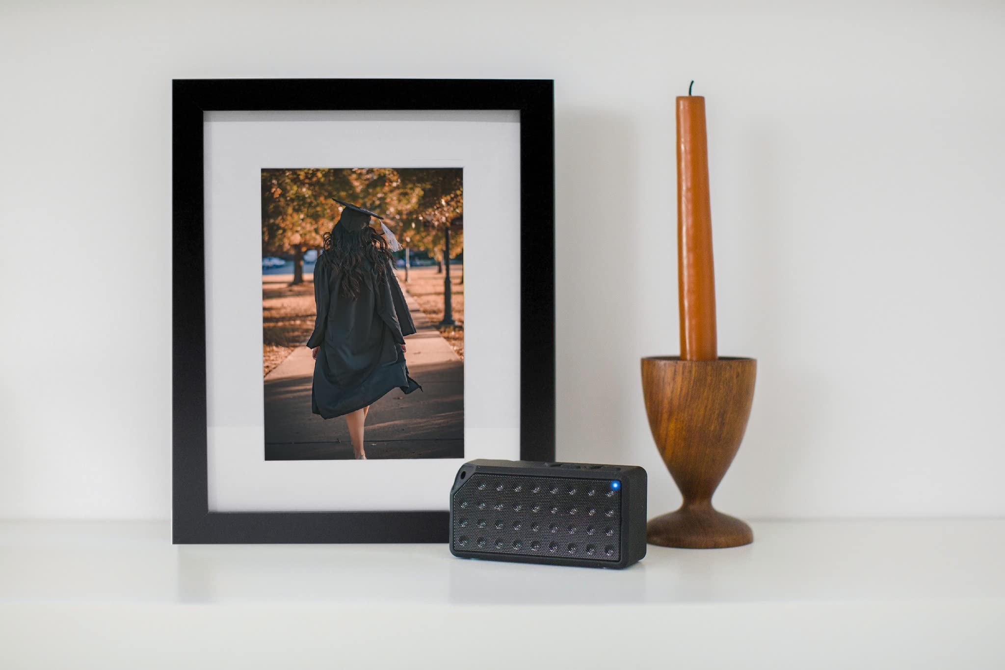 5x7 Black Picture Frame with 3.5x5.5 White Mat - Acrylic Front, 1 Inch Border - Perfect for 4x6 Photos - Wall Mount or Tabletop Display for Home, Office & Gifts