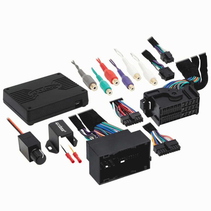 AXDSPL CH5 Amplifier Add-On Interface Adapter with 6-Channel DSP - Compatible with 2013+ Chrysler, Dodge, Fiat, Jeep, RAM Vehicles - Perfect for Car Audio Upgrades & Enhanced Sound Systems