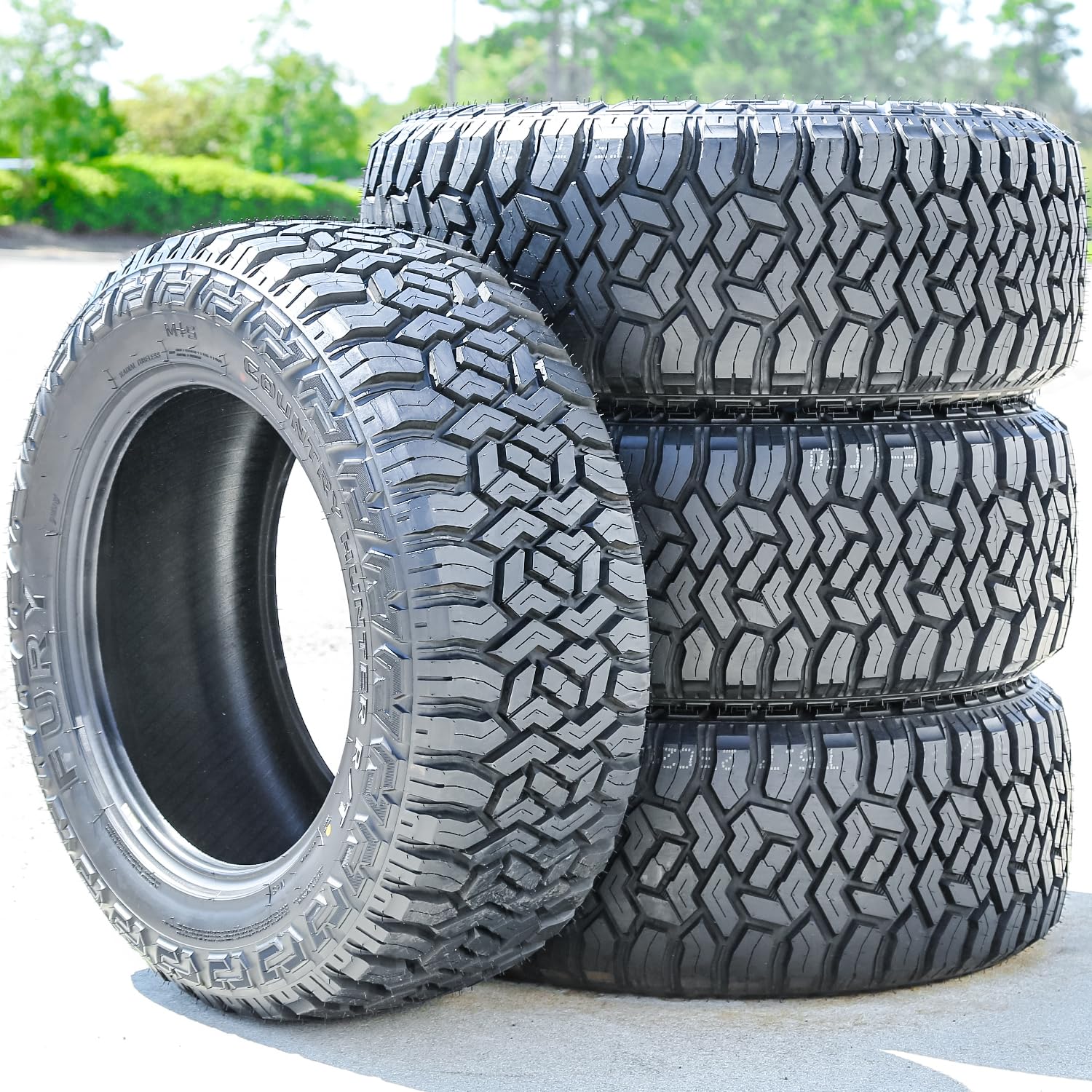 RT35X12.50R20LT FURY RT All-Terrain Tires - Premium Off-Road & Mud Tires for Trucks, SUVs, and Jeeps - Durable Traction for Adventure, Hunting, and Outdoor Exploration