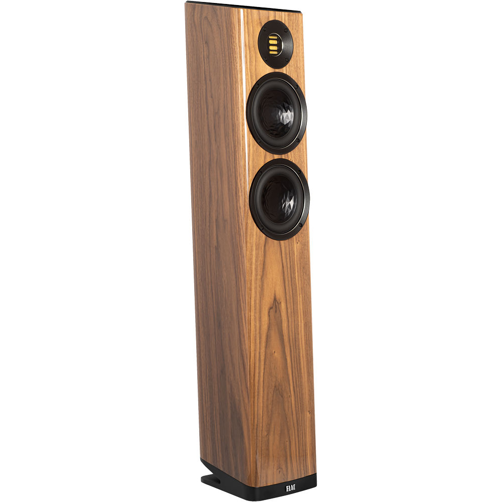 ELAC Vela FS 407 High-End Floorstanding Speakers - Premium Audiophile Tower Speakers for Home Theater & Music Listening - Perfect for Living Room, Studio & Home Theater Setup