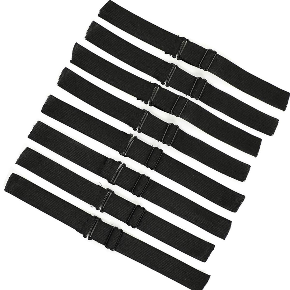 Adjustable Wig Elastic Band - 8Pcs Stretchable Hair Band for Wig Making, Sewing Wig Caps & Secure Fit - Perfect for DIY Wig Caps, Cosplay, Costume Accessories & Hairstyling