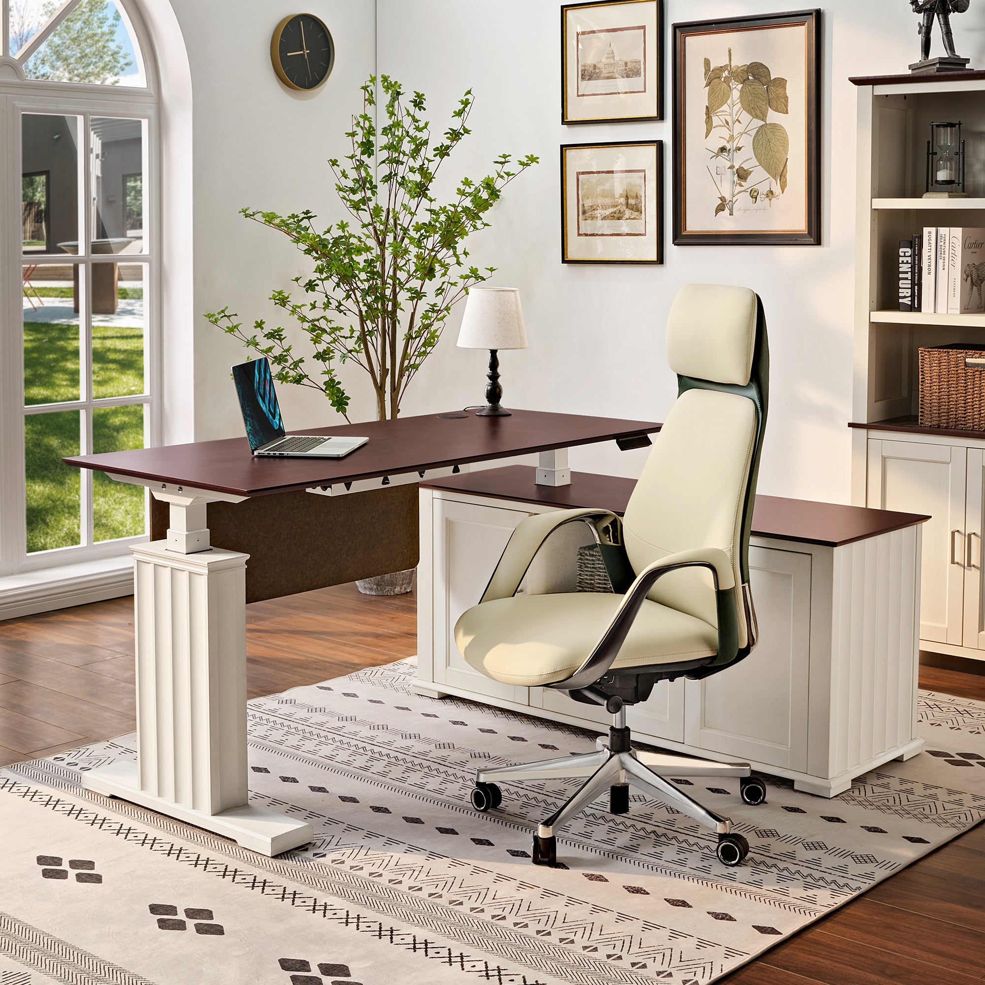 Ark ES Executive Standing Desk (60x26) - Adjustable Height Electric Standing Desk for Home & Office - Ergonomic Workstation for Productivity & Comfort