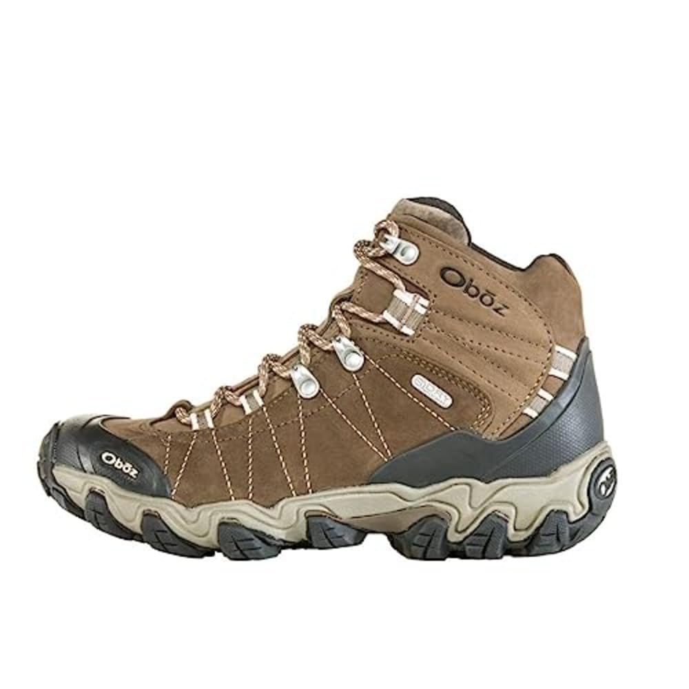 Oboz Women's Bridger Mid B-DRY Waterproof Hiking Boots - Lightweight & Durable for Outdoor Adventures, Trail Walking & Backpacking